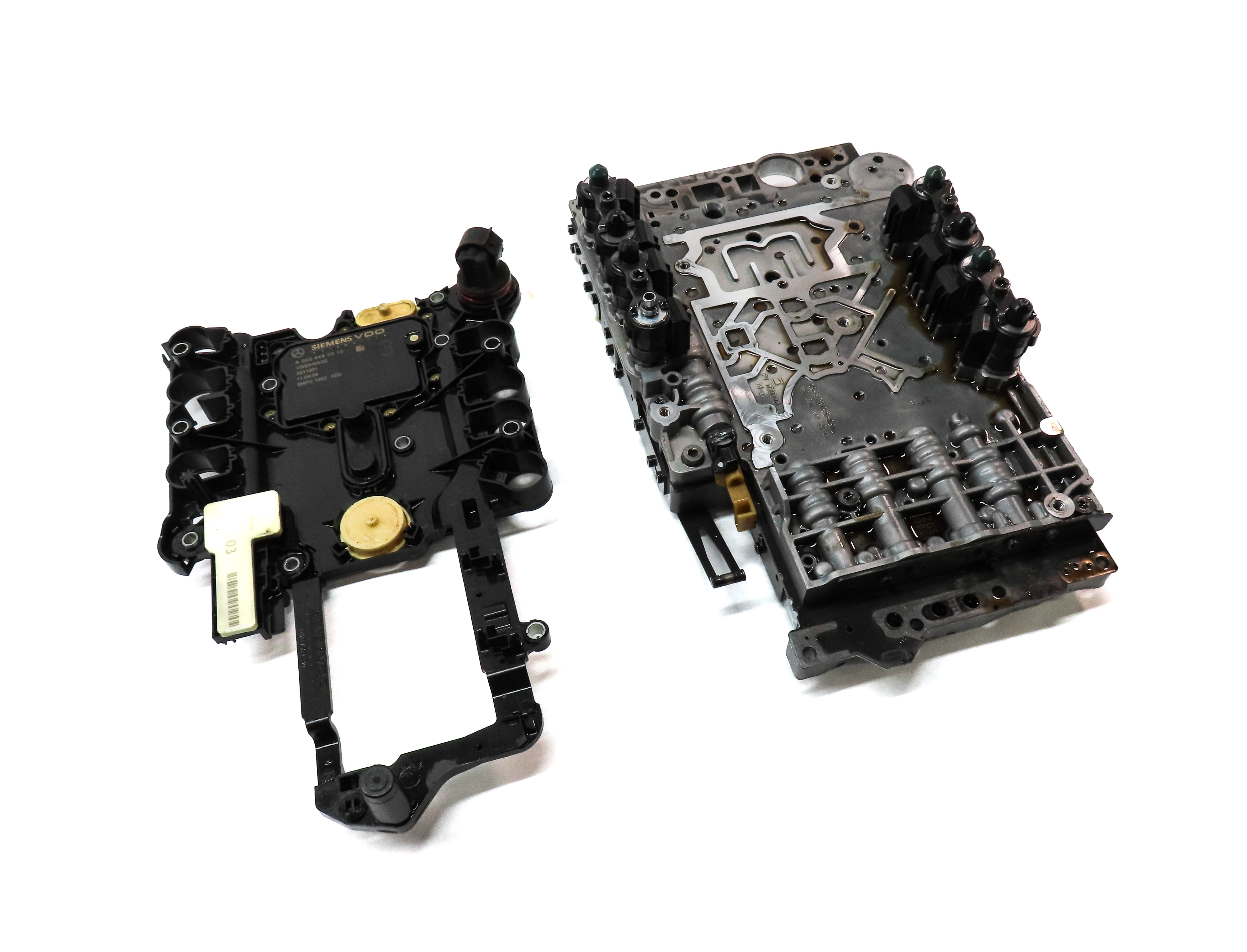 09 GL320 X164 3.0L DIESEL 722.9 TRANSMISSION VALVE BODY & CONDUCTOR PLATE SET — exact item pictured